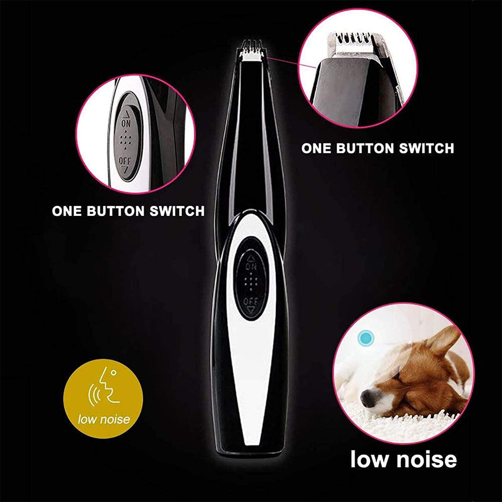 Electric Pet Hair Clipper and Trimmer Pet Grooming Tool- USB Charging_5
