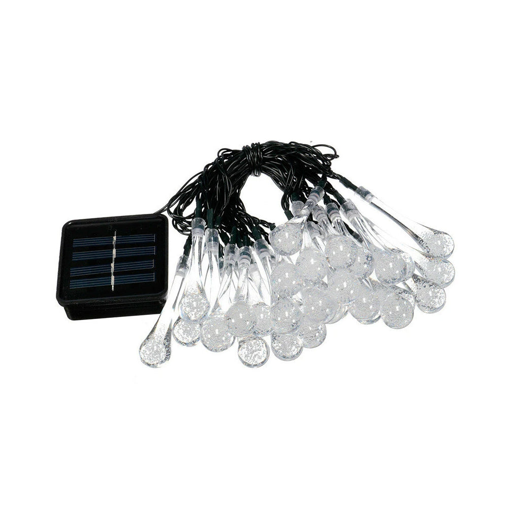 Solar Powered Outdoor Fairy LED Droplights Garden Decor_3