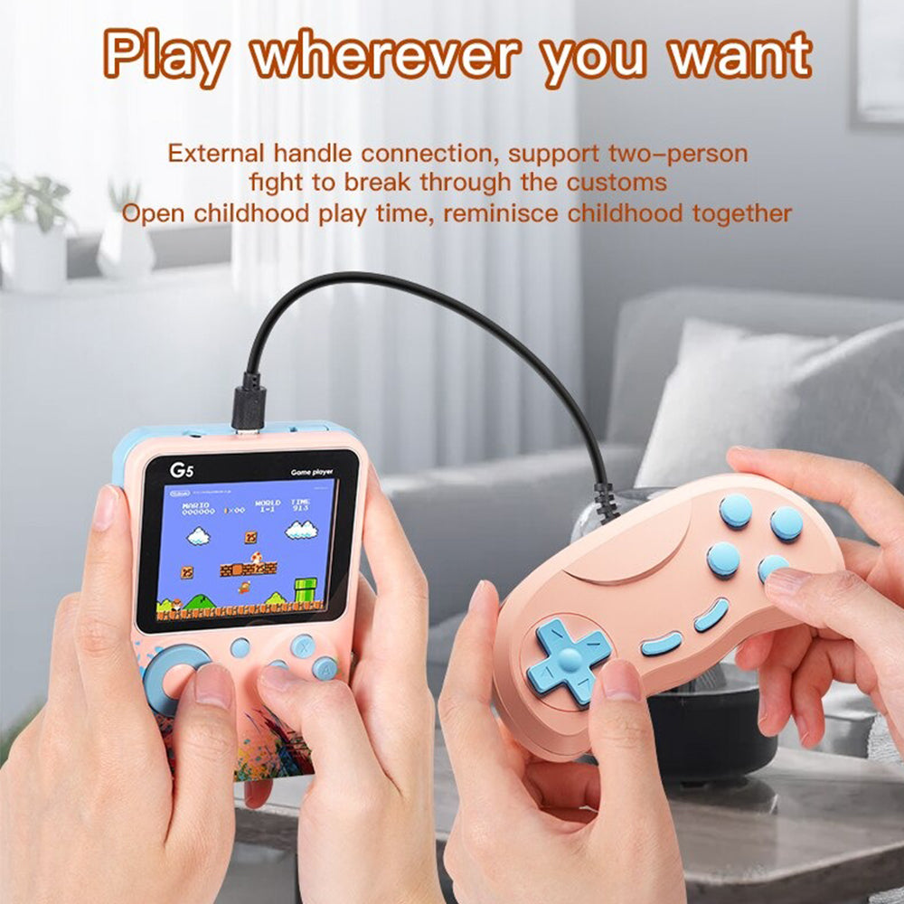 G5 Retro Game Console with 500 Built-in Nostalgic Games- USB Charging_6
