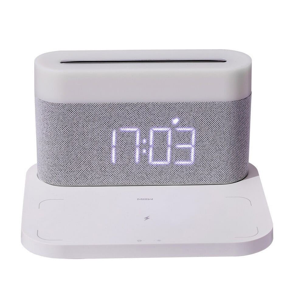 3-in-1 Wireless Charger Alarm Clock and Adjustable Night Light- USB Power Supply_1
