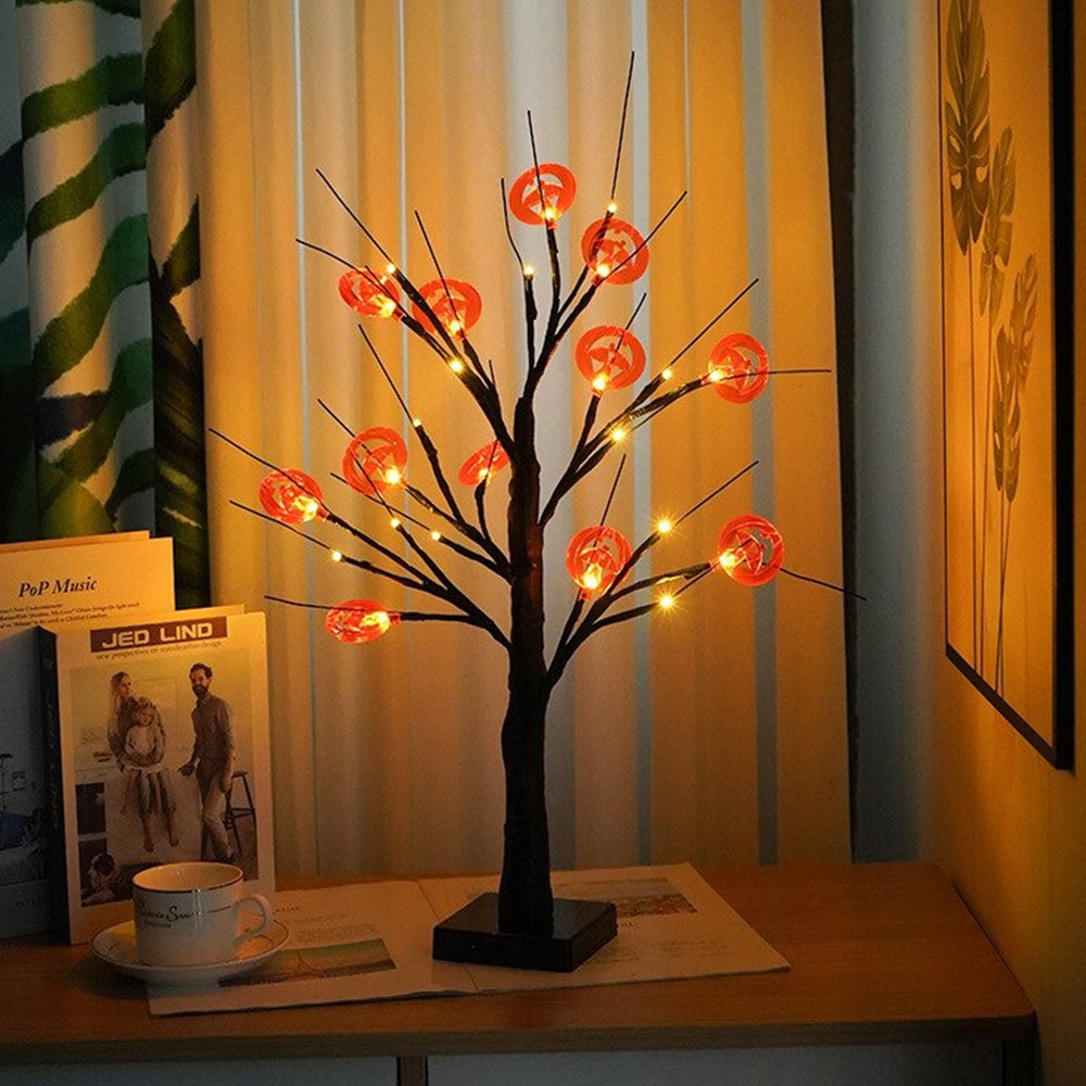 LED Illuminated Birch Tree for Home and Holiday Decoration- USB Charging_7