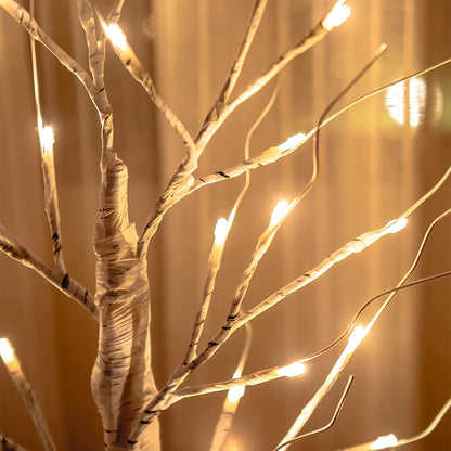 LED Illuminated Birch Tree for Home and Holiday Decoration- USB Charging_15