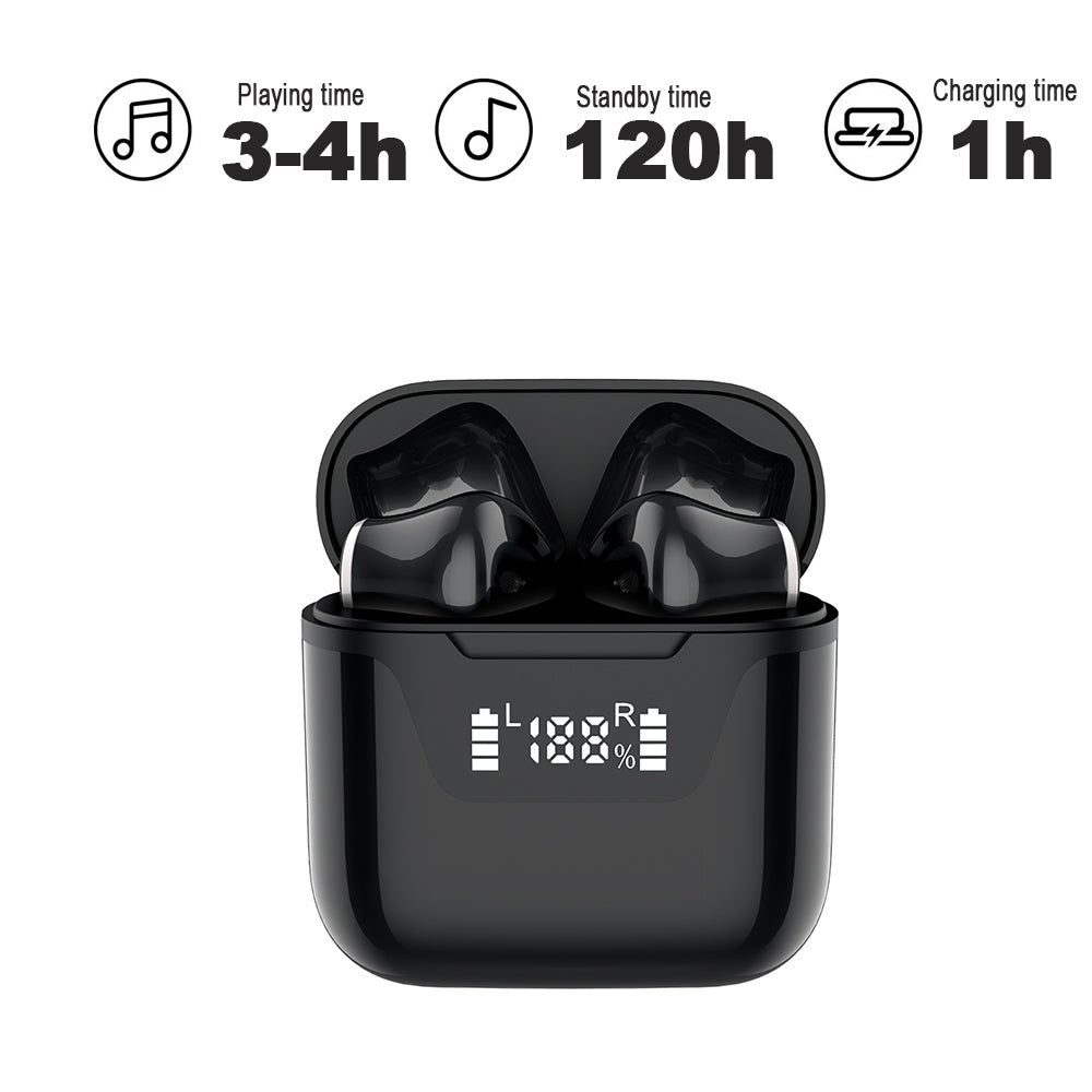 J101 TWS Touch Control Wireless BT Headphones with Mic- USB Charging_4