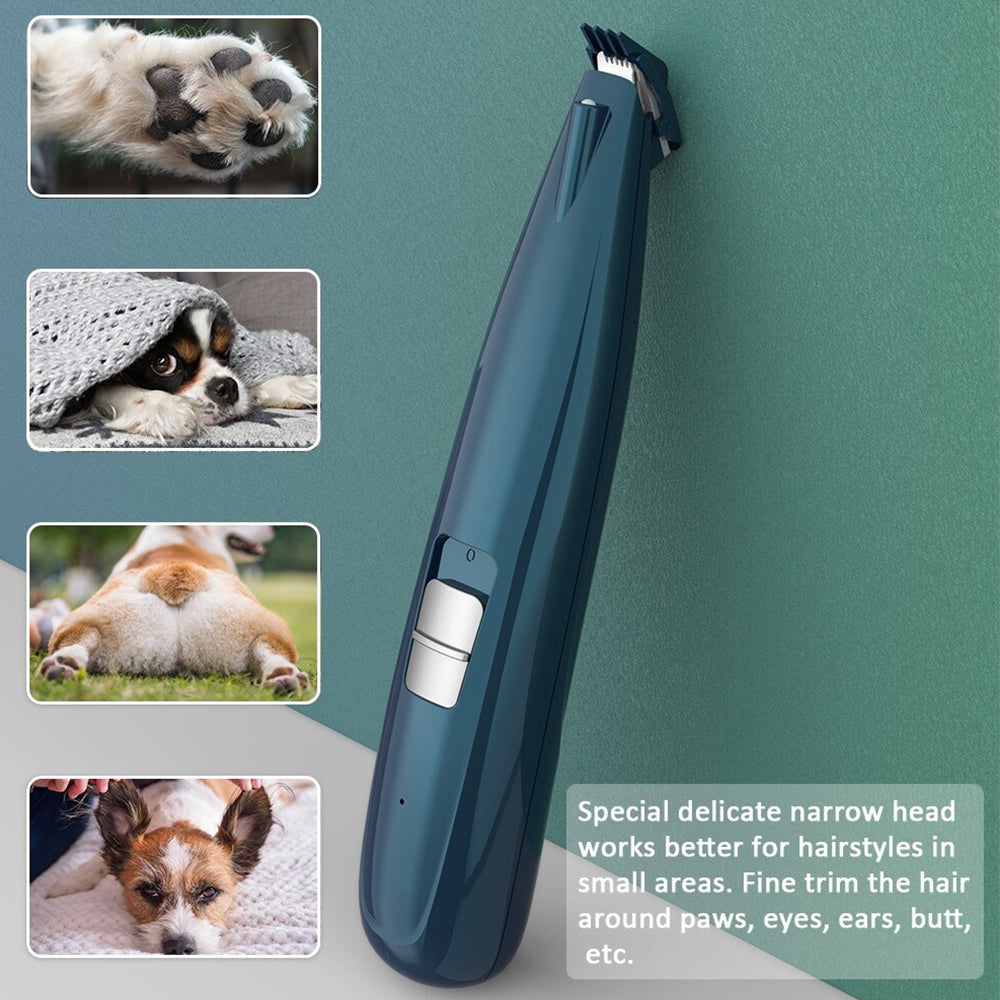 Low Noise USB Rechargeable Grooming Safe Nail Clipper for Pets_6