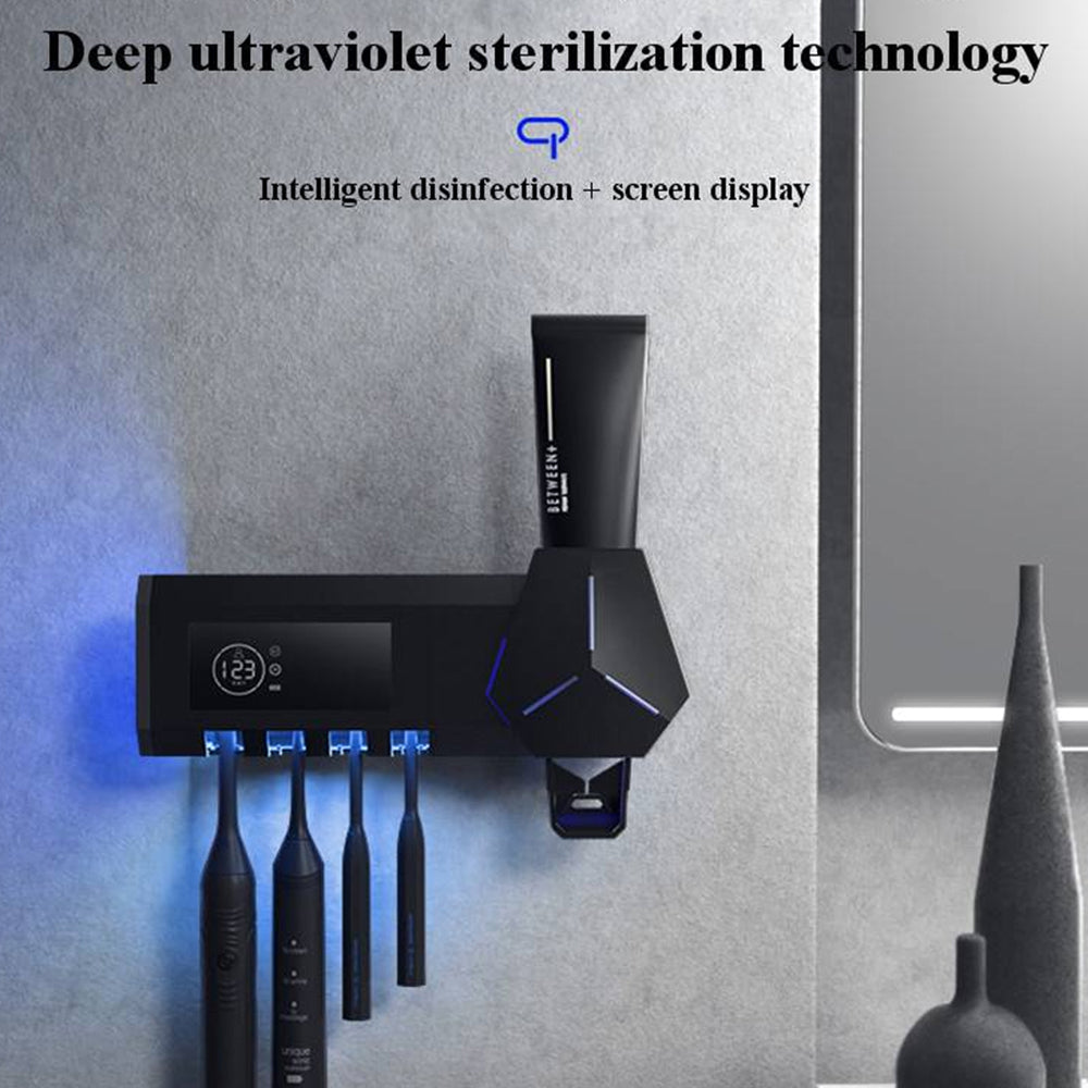 Light Charging Smart UV Toothbrush Sterilizer Bathroom Kit_11