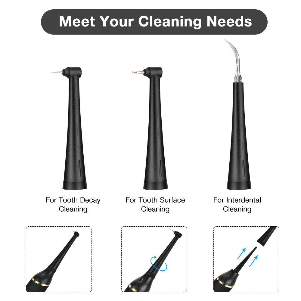 Professional Electric Teeth Cleaner Teeth Tartar Stains Remover- USB Charging_4