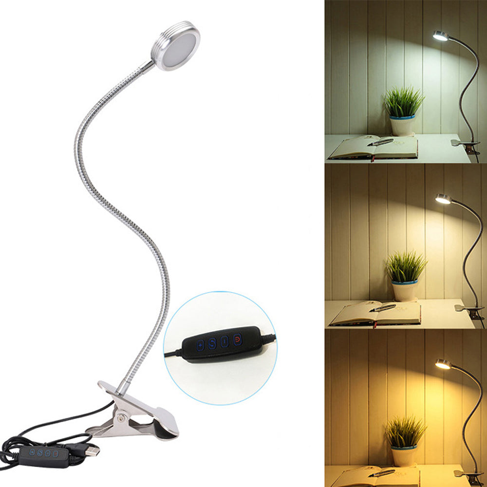 Clamp-on USB Interface LED Light Task and Reading Lamp_6