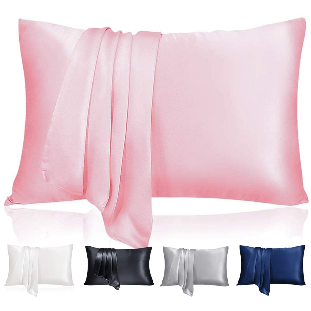 2 pcs Mulberry Silk Pillow Cases in Various Colors_0
