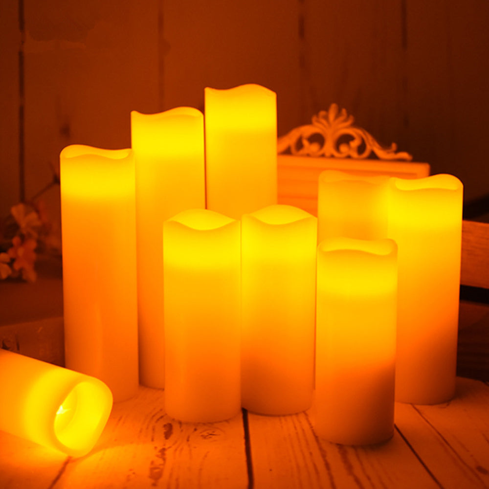 Remote Controlled Battery Operated Electronic Flameless Candles_7