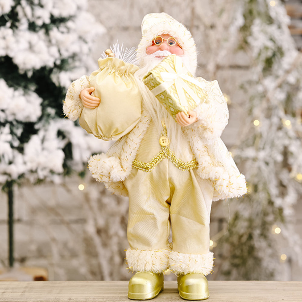Creative Standing Santa Claus Doll Holiday Christmas Ornaments_4