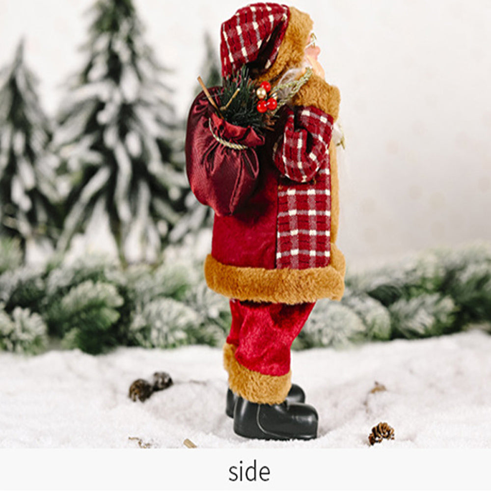 Creative Standing Santa Claus Doll Holiday Christmas Ornaments_8