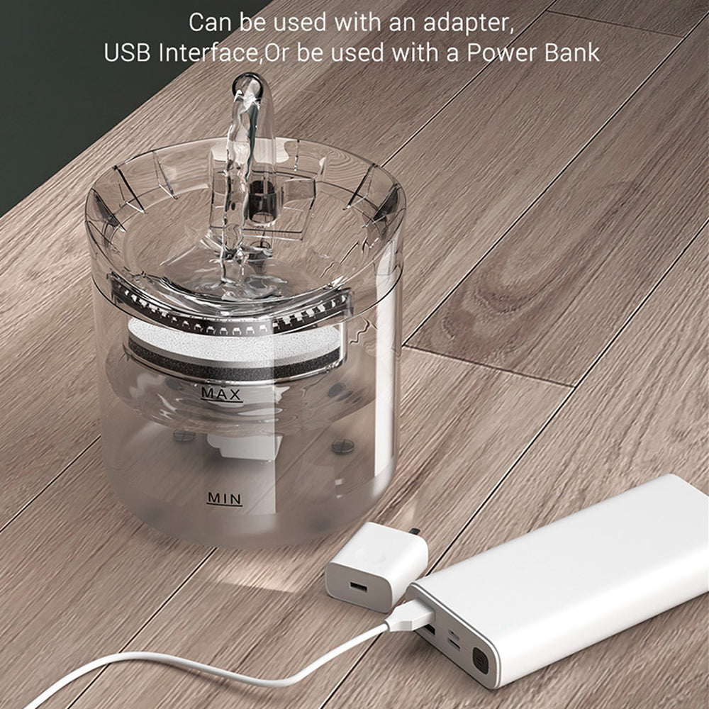 USB Interface Automatic Induction Pet Drinking Water Fountain_13