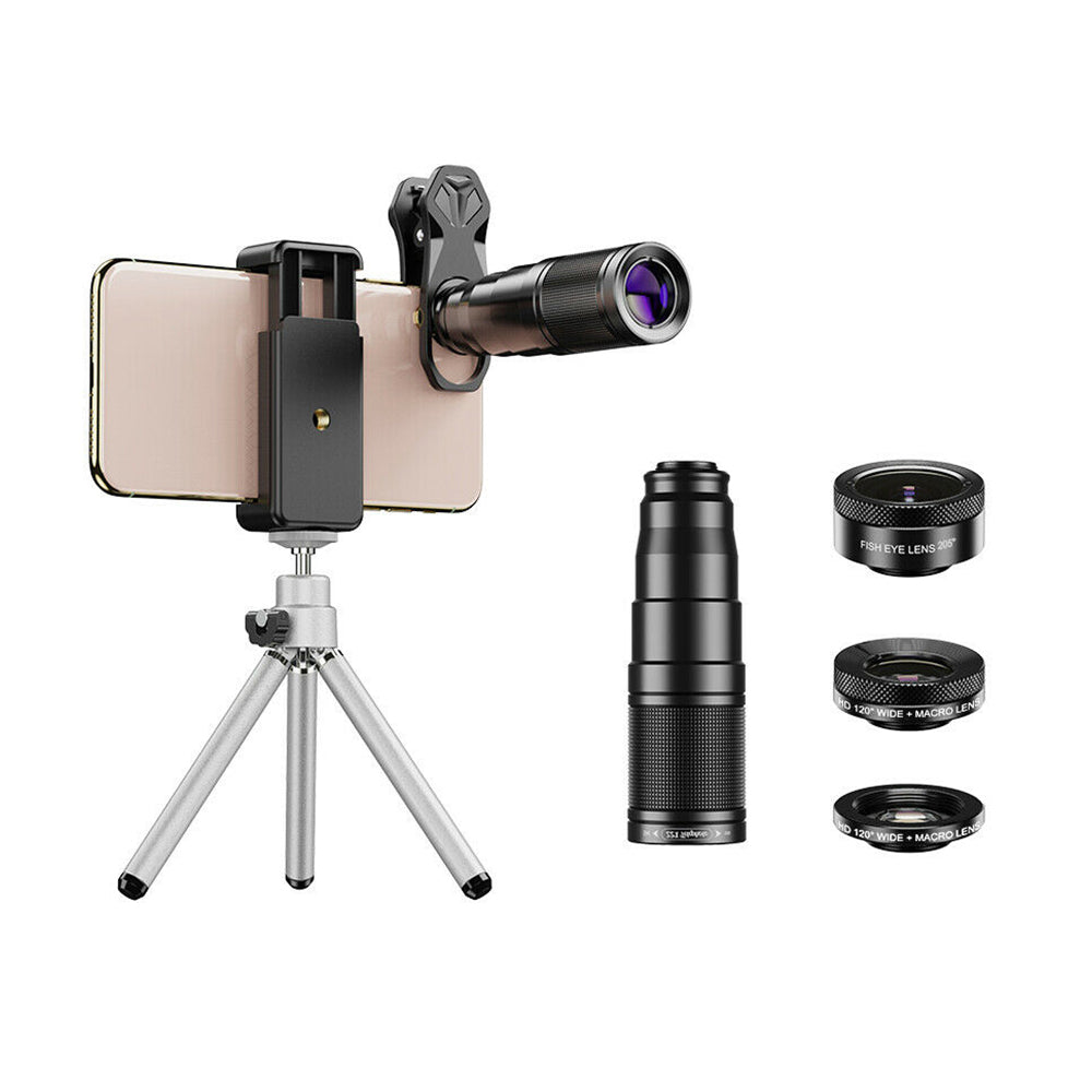 4-in-1 Mobile Phone Camera Lens Kit 22x Monocular Telescope_5