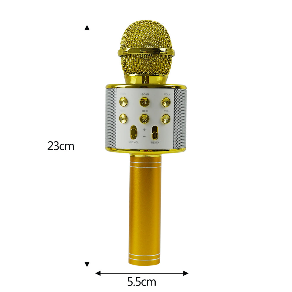 Portable USB Rechargeable Wireless Bluetooth Karaoke Microphone_8