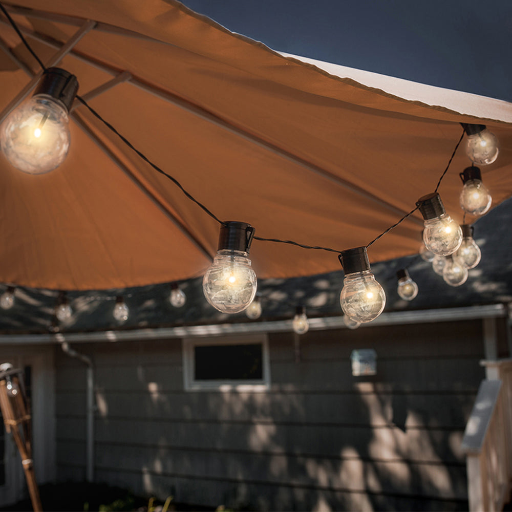 LED Outdoor Garden Solar Powered String Lights Plug-in LED Balls_5