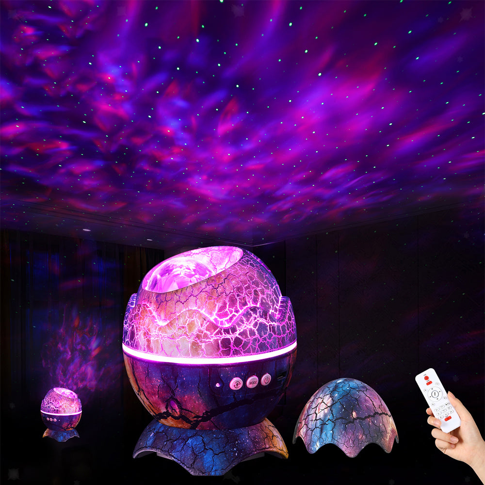 USB Plugged-in Dinosaur Egg Starry Night Projector and Speaker_12