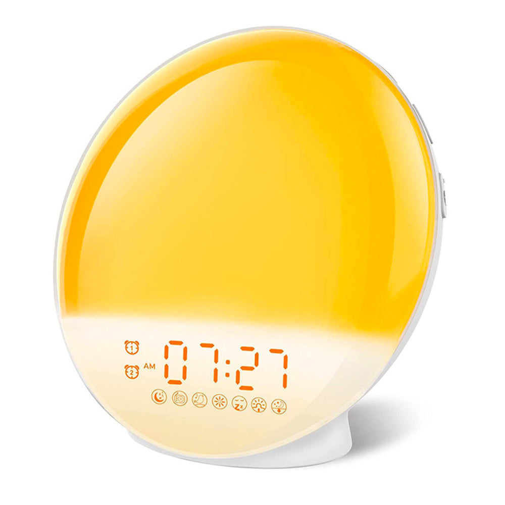 Plugged-in Wake Up Sunrise Simulation Alarm Clock for Kids_1