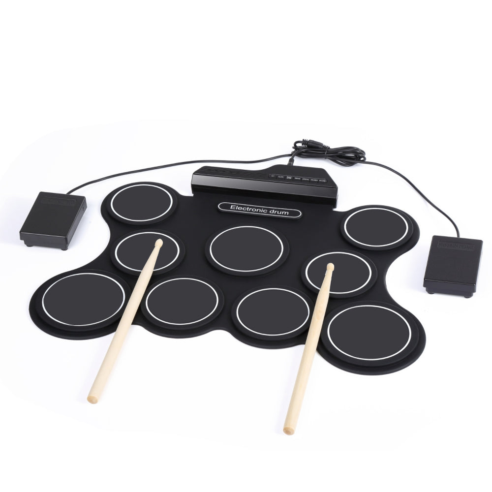 Electronic Drum Kit Musical Roll-up Drum Set for Kids_3