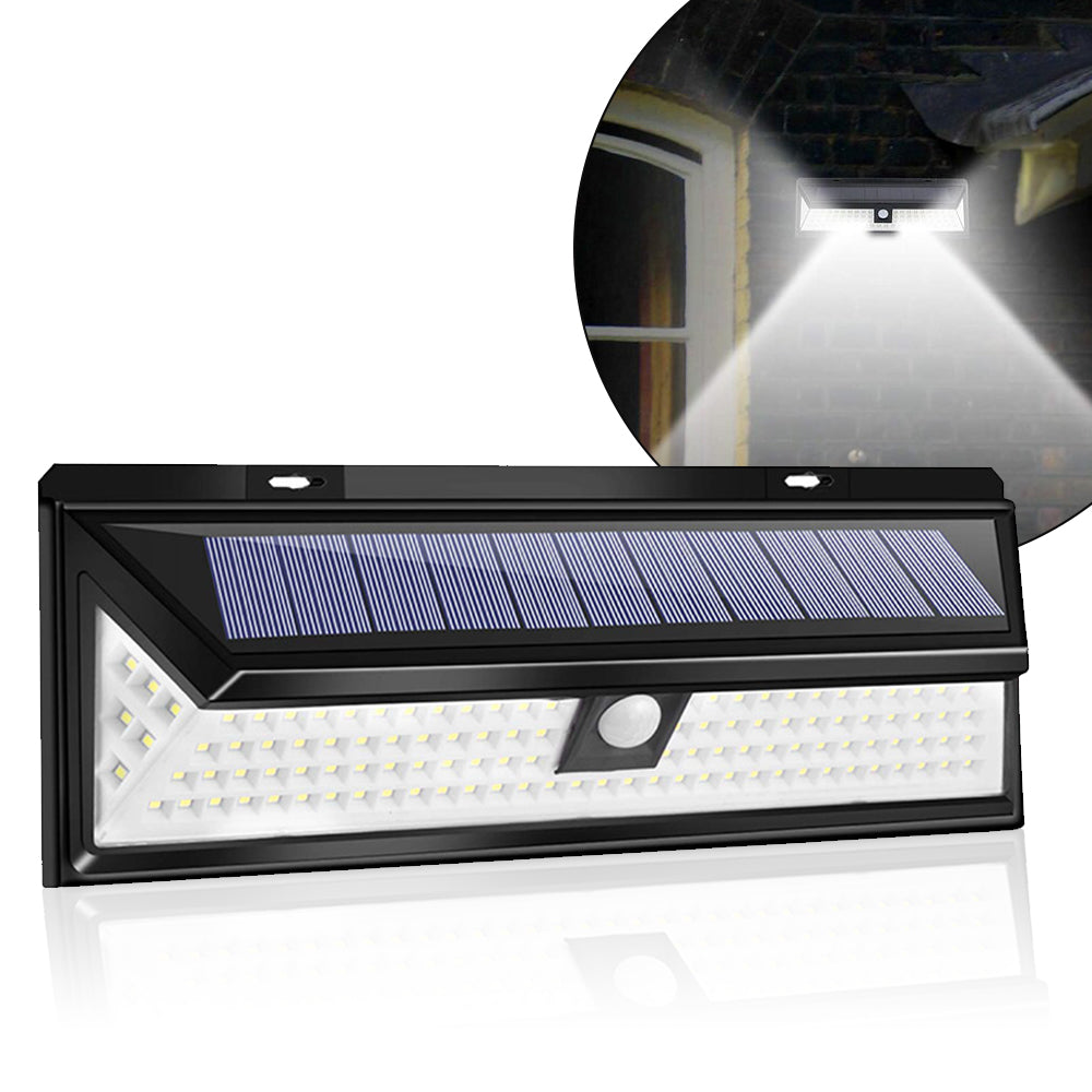 Large Weatherproof Solar Sensor 86-LED Lights_0