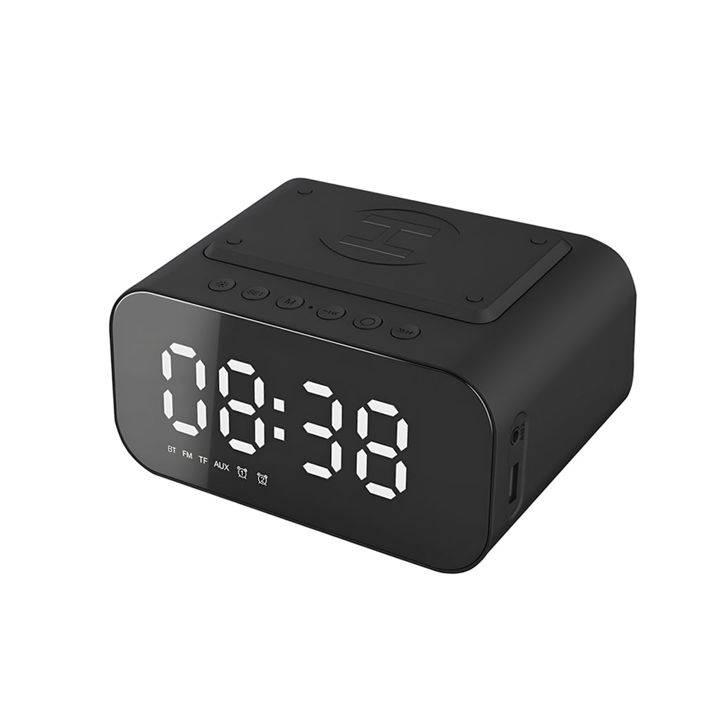 3-in-1 Wireless Bluetooth Speaker, Charger, and Alarm Clock- USB Power Supply_2