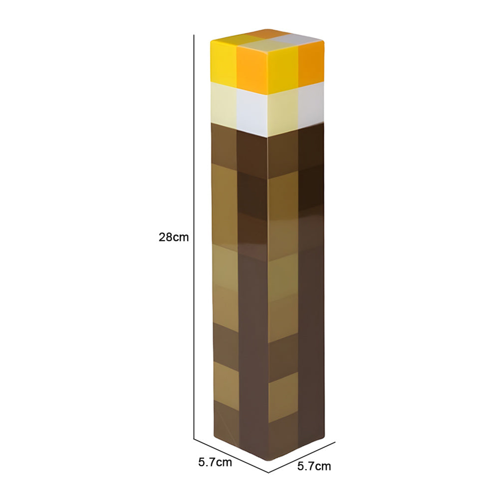 USB Rechargeable Minecraft Themed LED Torch Night Light_2
