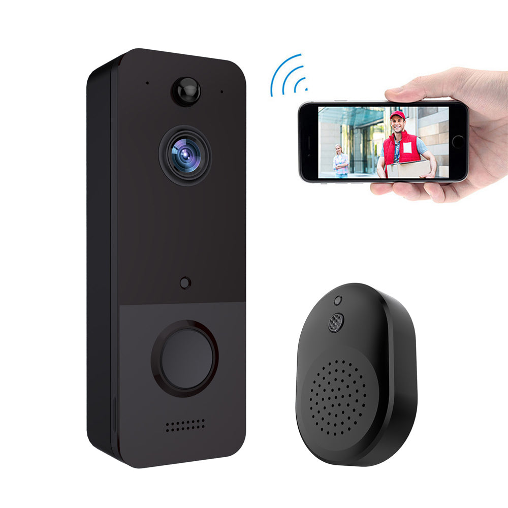 USB Rechargeable Wireless Smart Wi-Fi Video Doorbell_0