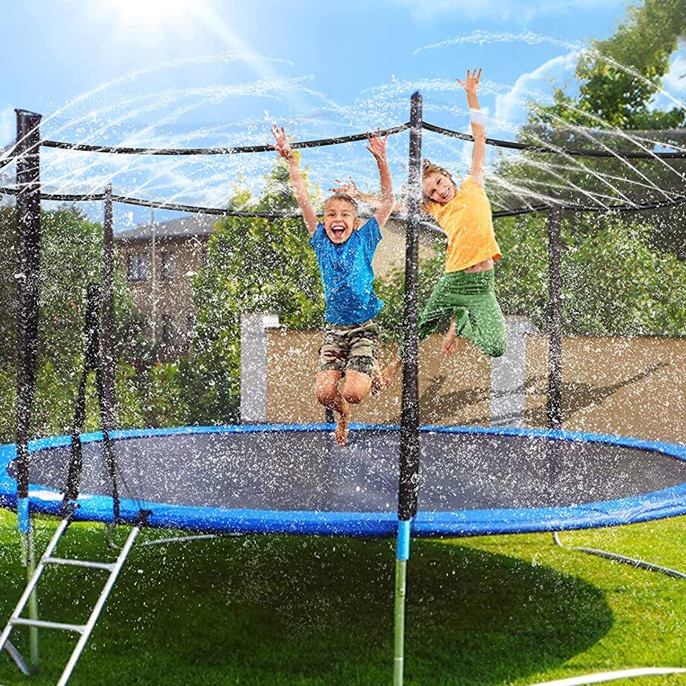 Outdoor Trampoline Water Sprinkler Hose with Jump Switch_6