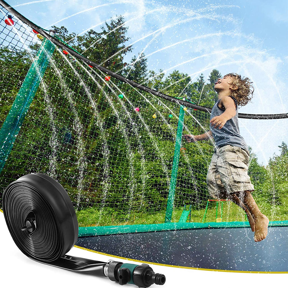 Outdoor Trampoline Water Sprinkler Hose with Jump Switch_9