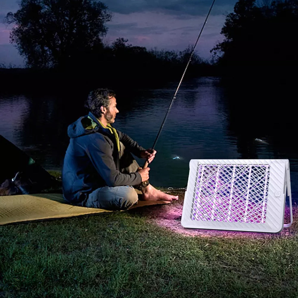 USB Rechargeable UV Electric Shock Mosquito Zapper Lamp_12
