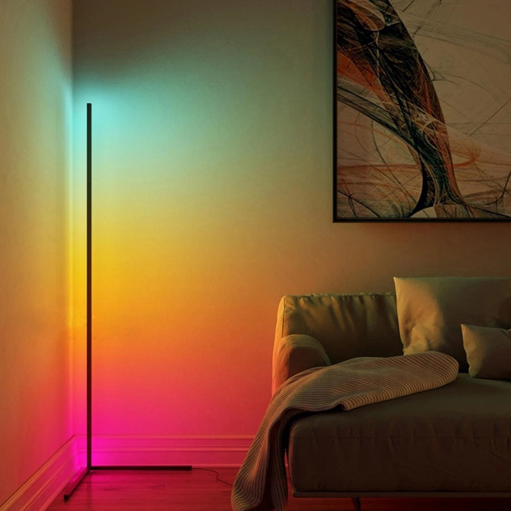 Remote Controlled Dimmable Standing Corner Floor Lamp-USB Rechargable_5