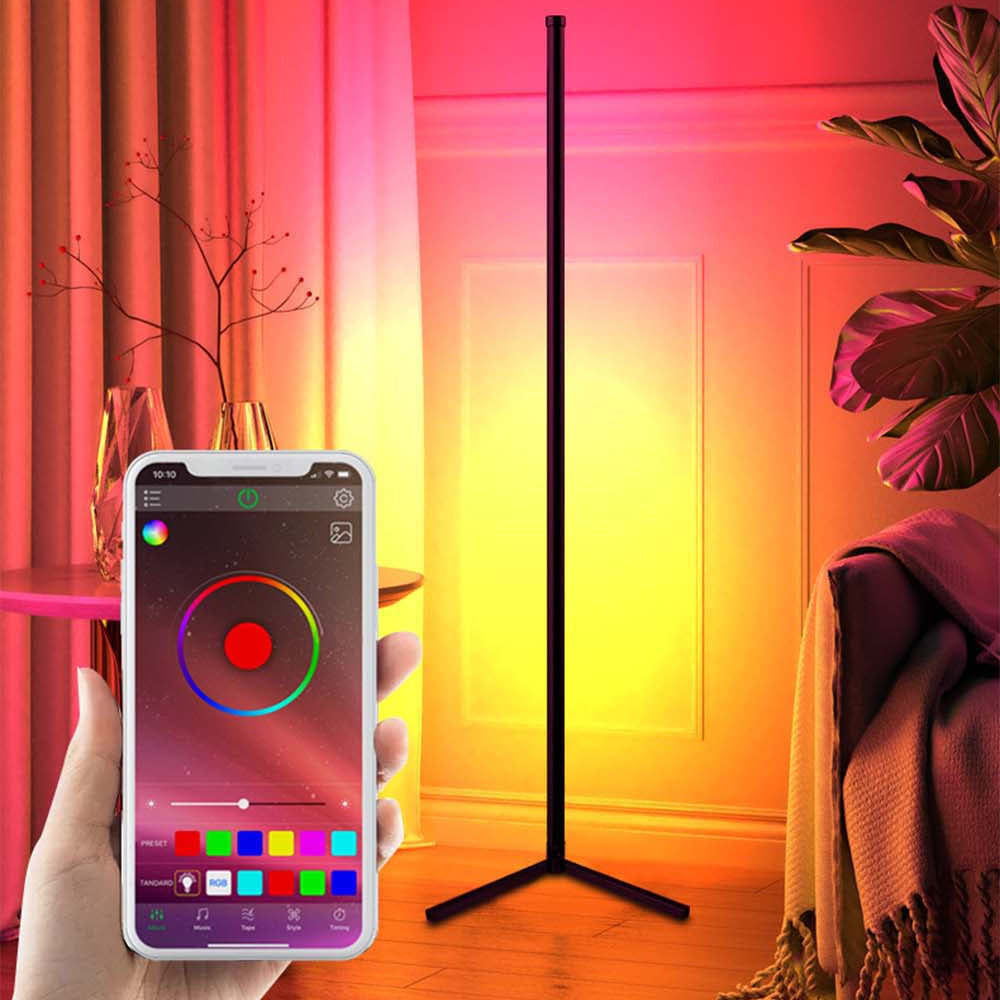 Remote Controlled Dimmable Standing Corner Floor Lamp-USB Rechargable_7