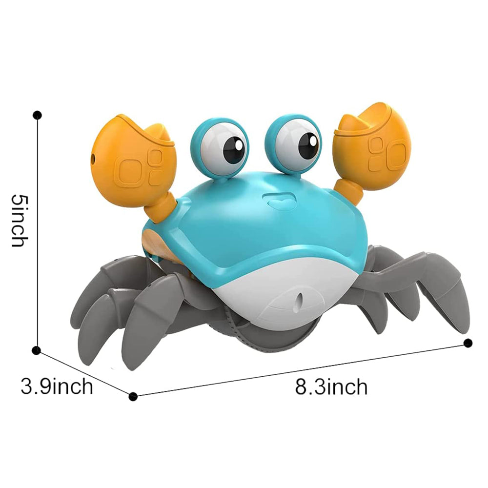 Crawling Crab Sensory Toy with Music and LED Light-USB Rechargeable_2