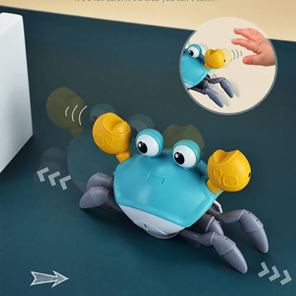 Crawling Crab Sensory Toy with Music and LED Light-USB Rechargeable_10