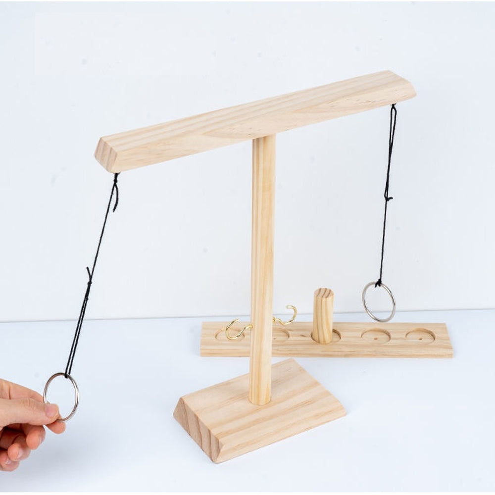 Throwing Hook and Ring Interactive Wooden Toss Game_8