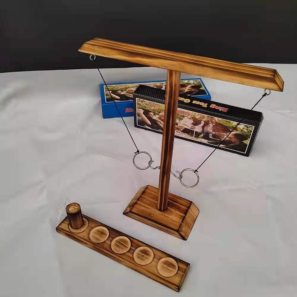 Throwing Hook and Ring Interactive Wooden Toss Game_12