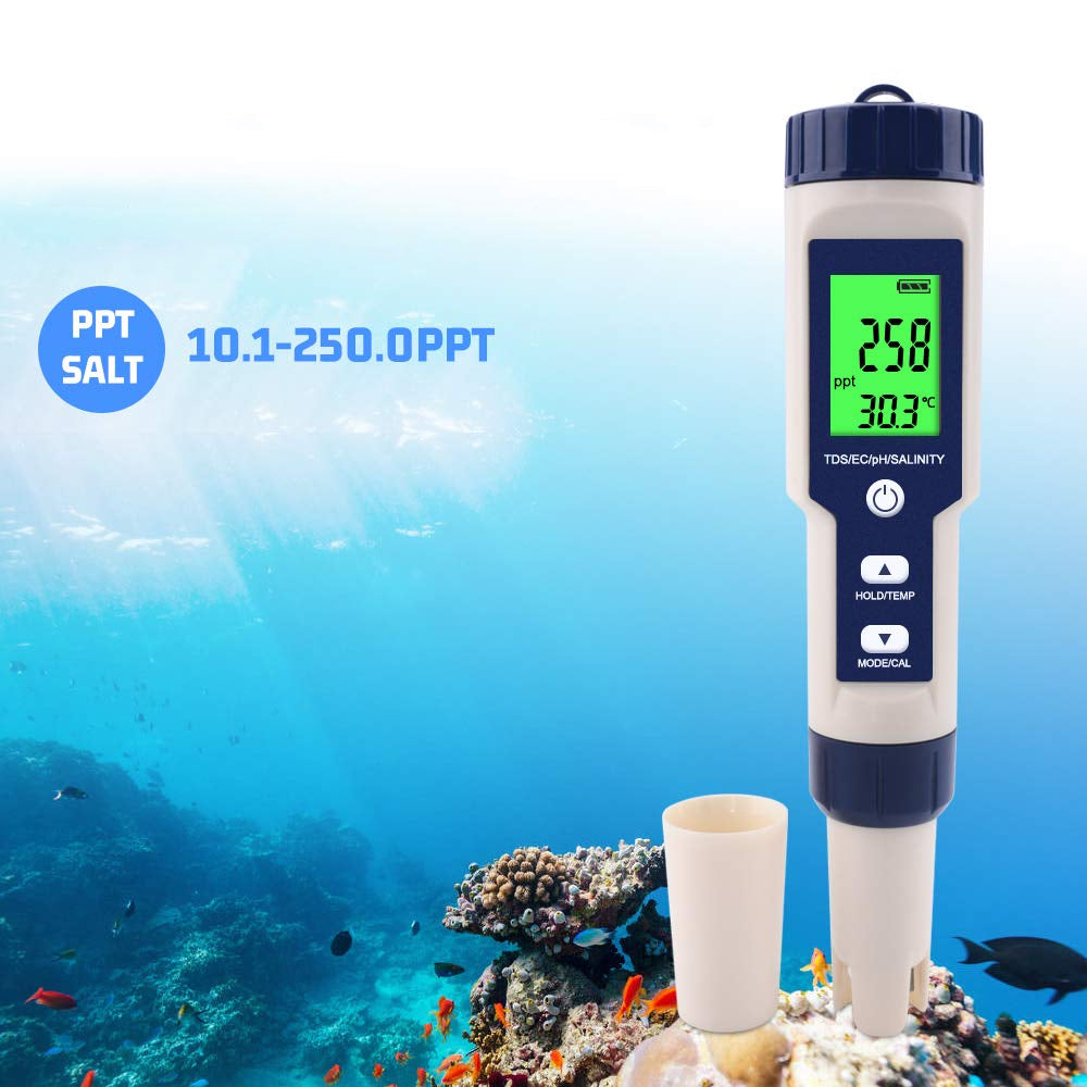 5 in 1 High Accuracy Digital Pen pH Tester for Water_5