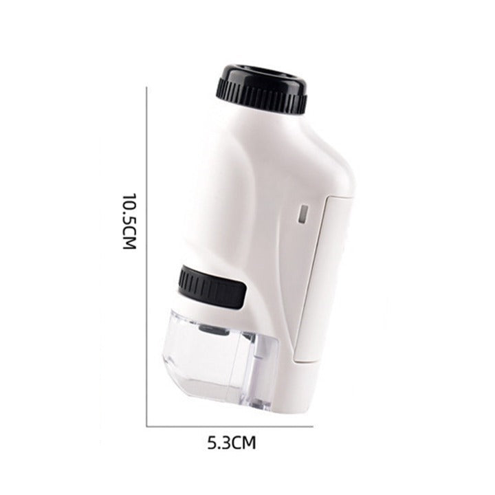 Children Hand-Held Portable Microscope Toy with LED Light - Battery Powered_4