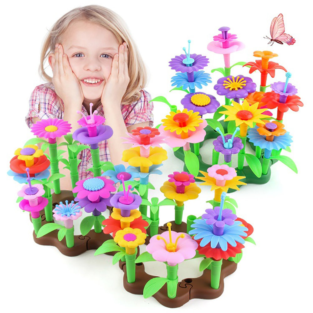 Flower Garden Building Toy Educational Activity Toy for Girls_7
