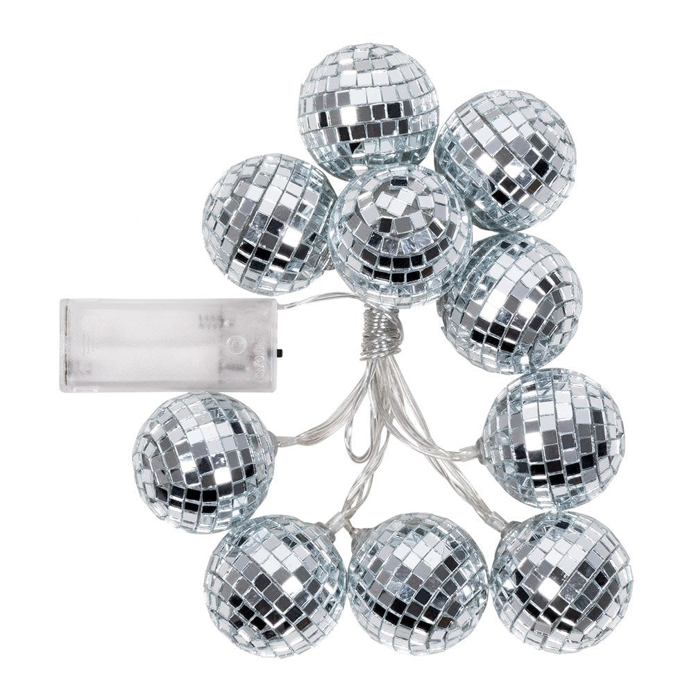 10/20/40 LED Mirror Ball Fairy String Disco Lights-Battery Operated_2