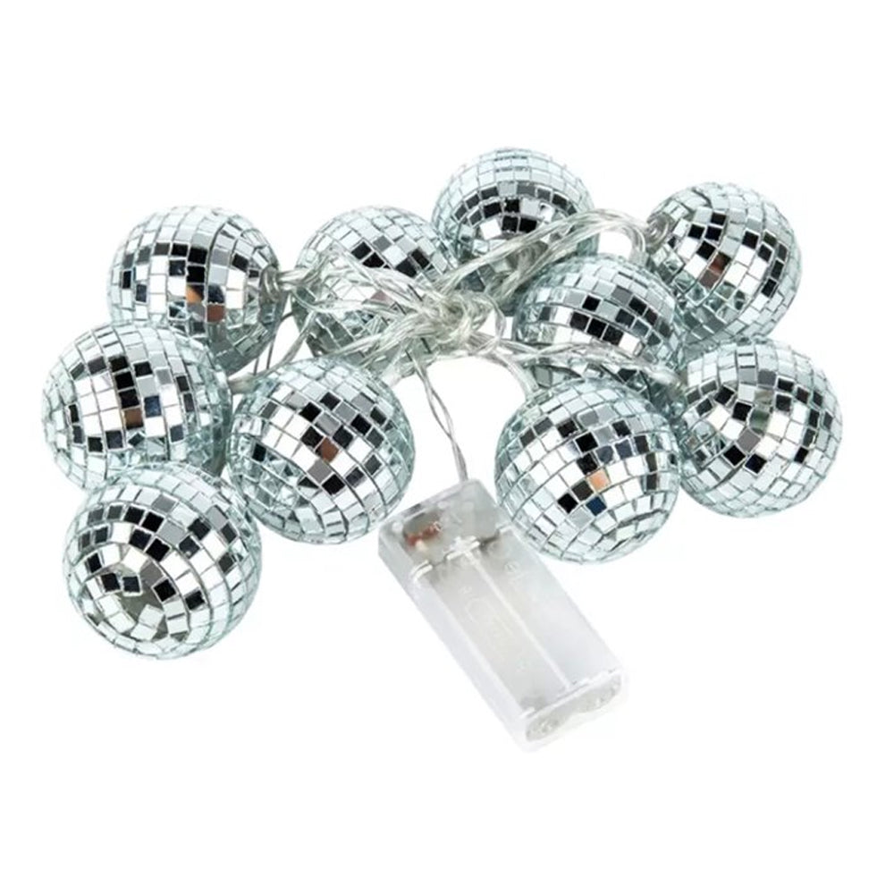 10/20/40 LED Mirror Ball Fairy String Disco Lights-Battery Operated_3
