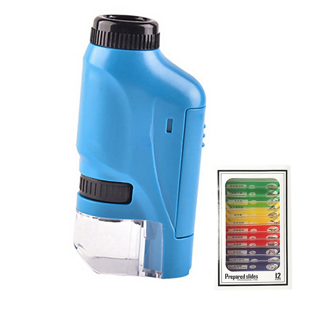 Children Hand-Held Portable Microscope Toy with LED Light - Battery Powered_15