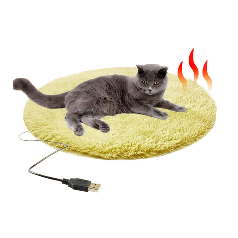 USB Electrical Heated Pet Bed Energy Saving Pet Carpet_0