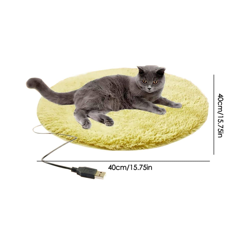 USB Electrical Heated Pet Bed Energy Saving Pet Carpet_1