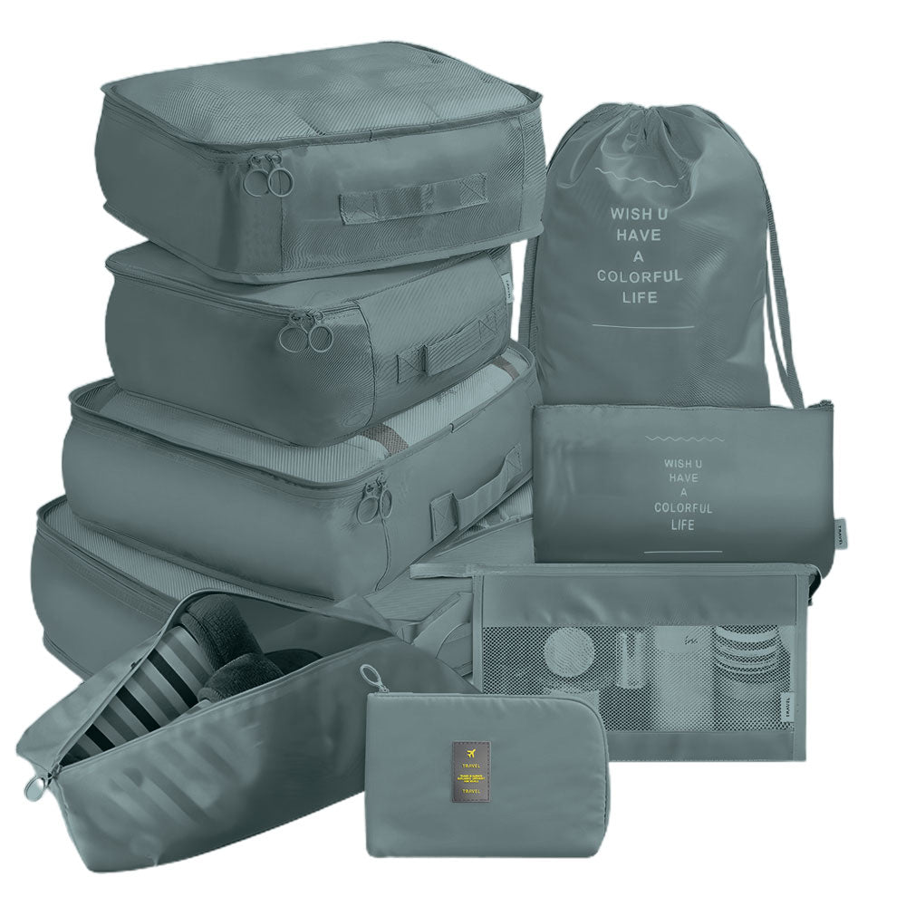 9 PCs Premium Travel Organizer Storage Bags_4