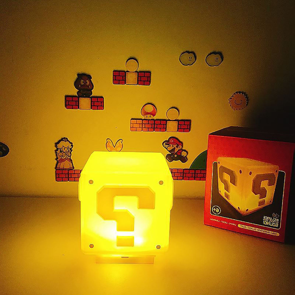 Question Block Night Light with Sound -USB Rechargeable_7