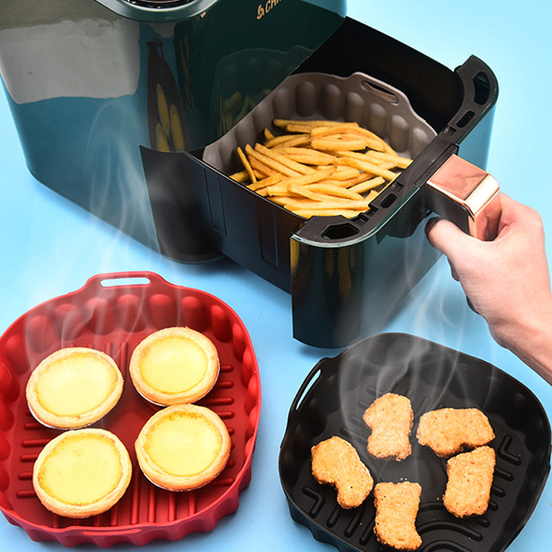 Washable Silicone Reusable Air Fryer Liner Kitchen Accessory_6
