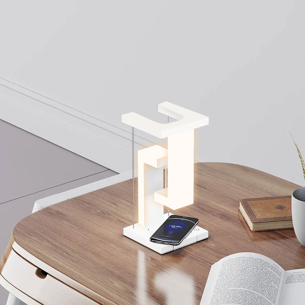 Wireless Charging Levitating LED Table Night Lamp-USB Plugged-in_8
