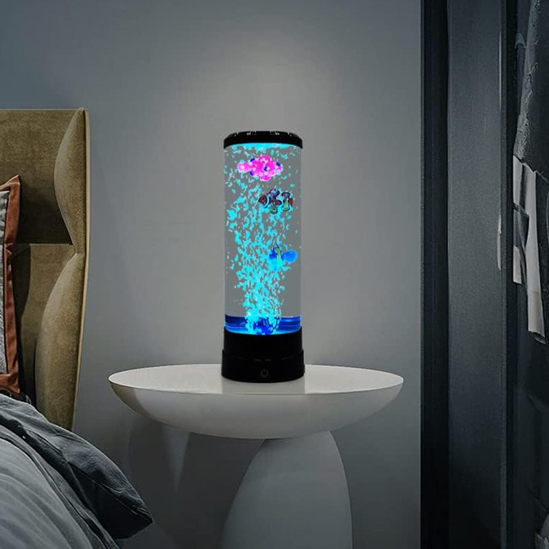 Fantasy Fish LED Remote Controlled Lava Lamp USB Plugged-in_6
