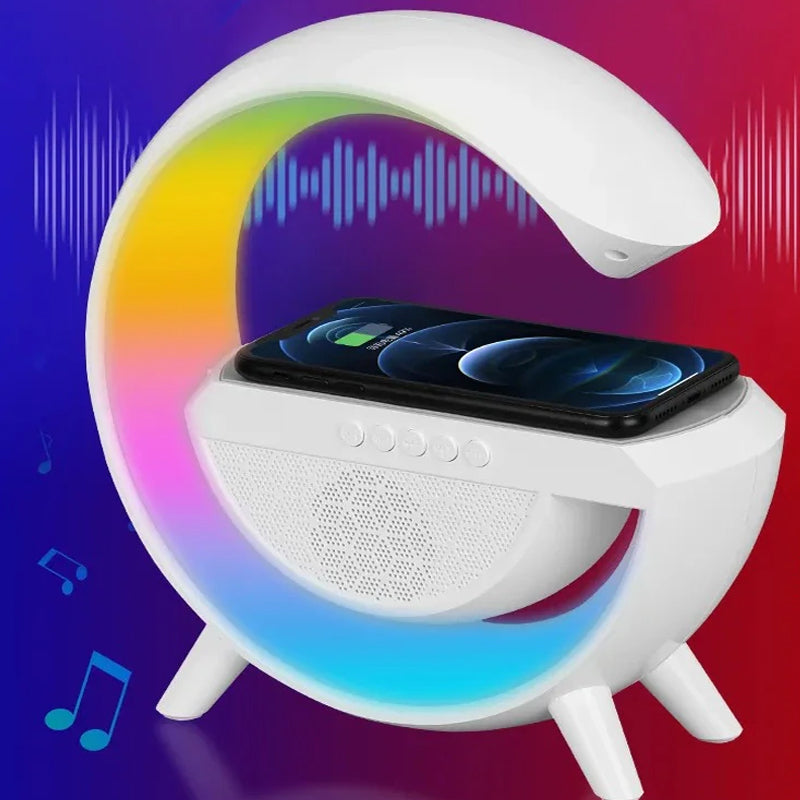 Atmosphere Light Wireless Speaker and Wireless Charger USB Powered_1