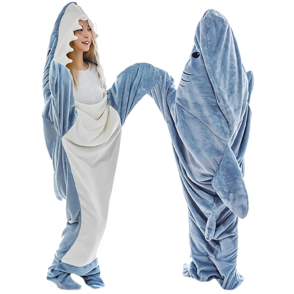 Cozy Shark Blanket Hoodie Ultra Soft and Comfortable_1